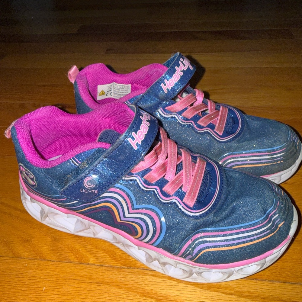 Skechers Kids Sneakers - Navy and Pink